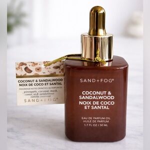 SAND + FOG Coconut & Sandalwood Noix de Coco Oil Dropper Santorini Sand+Fog San